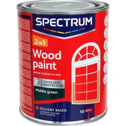 Spectrum 2-In-1 Zijdeglans Houtlak Midden